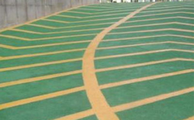 合作止滑车道材料